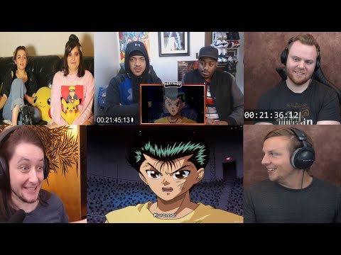 YU YU HAKUSHO EPISODE 37 REACTION MASHUP!!