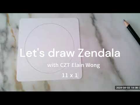 Let's draw a beautiful Zendala