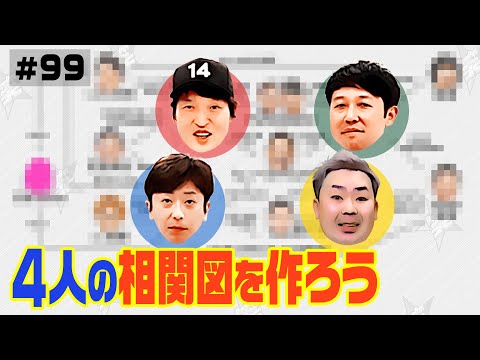 【相関図を作る】4人の意外な交友関係