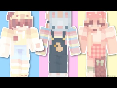 Cute Minecraft Easter Skins for Girls, Boys and Non Binary! 🐥🥚