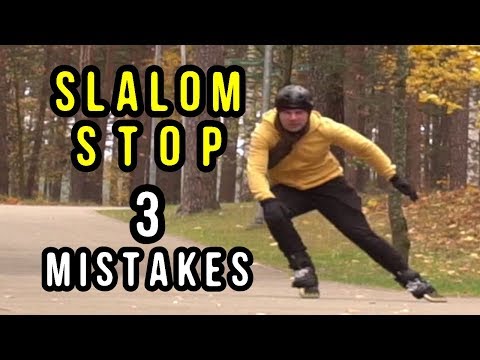 Slalom Stop - 3 Mistakes