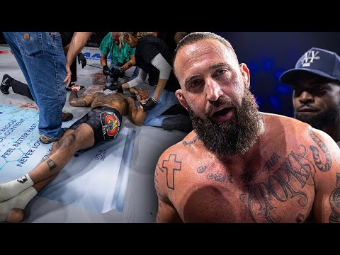 The Spartan Cage Interview after 19 sec. KO! - Gamebred Bareknuckle MMA