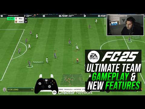 EA FC 25 - Ultimate Team Gameplay & Roles, New Features Showcase (How Roles Movement Work)