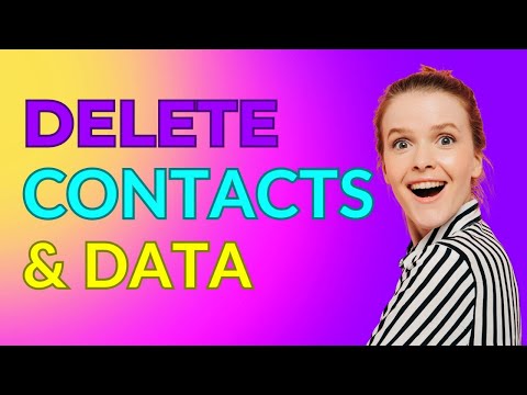 How to delete a contact and associated contact data #crm #crmforcoaches #crmforrealestate