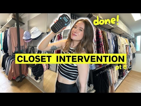 Closet Clean Out Transformation (pt 6) 👕 STRESSED & OVERWHELMED By Her Closet