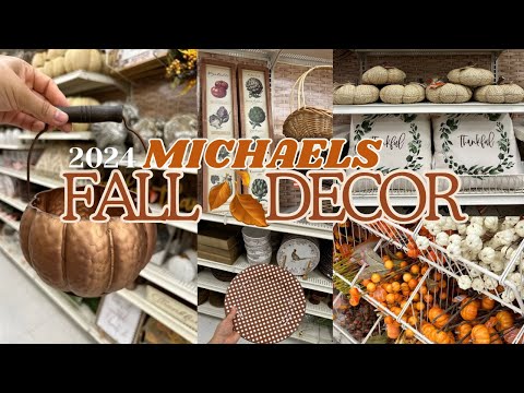 🍂FALL 2024 DECOR AT MICHAELS! NEW FALL DECOR 2024! #fall2024 #falldecor #cozyfall #fallvibes