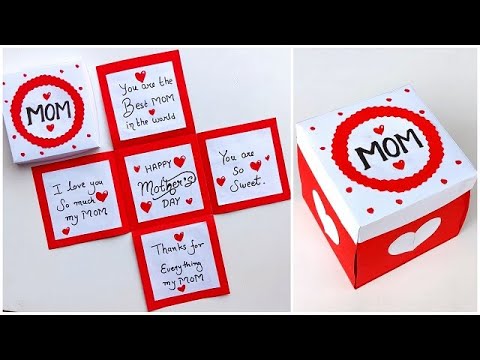 Last Minute Mother's day card idea super easy / Mother's day card making Handmade 2024