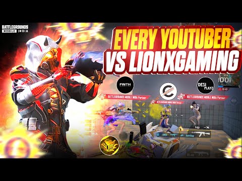 😱3 Big Youtuber in My Match | @FaithPlayzZzYT @ChampionChacha @Desi__Playz VS @LIONxGAMINGop in BGMI