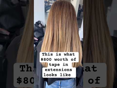 $800 worth of ￼ Tape in hair extensions, Bellami healthy, beautiful blonde