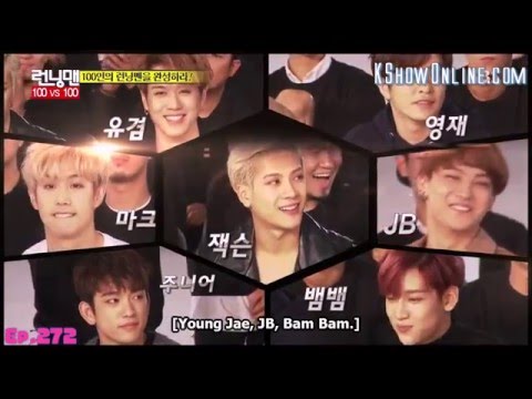 [ENG SUB] Running Man GOT7(MARK, JACKSON, JB) VS TWINS Funny Battle