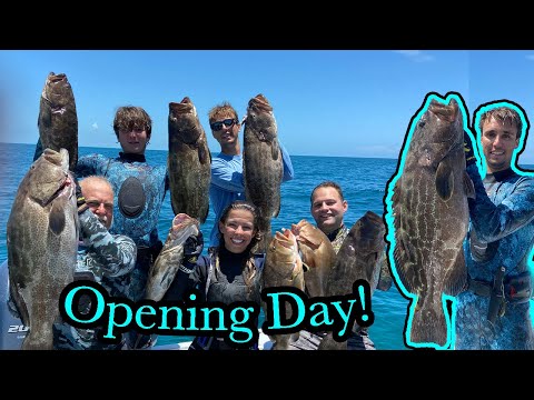 GROUPER LIMITS! Florida Keys Grouper and Snapper Spearfishing