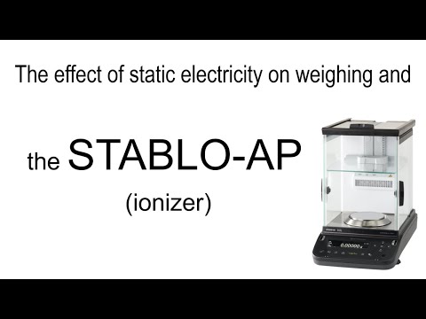 The effect of static electricity on weighing and the STABLO-AP (ionizer)