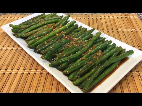 How To Make Vietnamese Sweet Spicy Green Beans-Healthy Asian Food Recipes