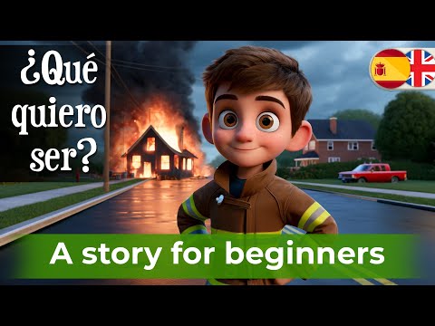 START LEARNING SPANISH with a Simple Story (My Professions)