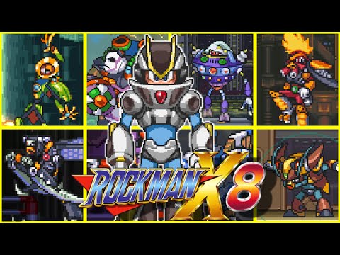 Mega Man X8 (FC) Demake: All Bosses - No Damage