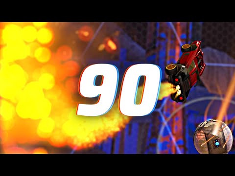 ROCKET LEAGUE INSANITY 90 ! (BEST ROCKET LEAGUE CLIPS, FREESTYLES!)