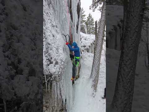 #bonk #iceclimbing #iceclimber #newiceclimber #climbing #newiceclimbing #iceclimbingfall