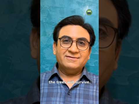 Actor Dilip Joshi Stands Up For #SaveSoil! 🌱