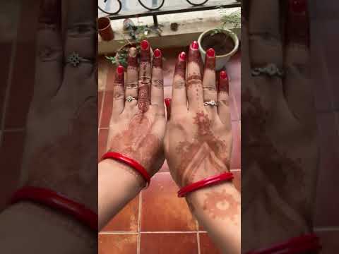 Karwachauth ki mendi laga li maine 😍#karwachauth #karwachauthspecial #karwachauthmehndi #viral