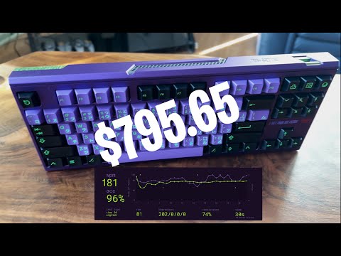 I BUILT AN $800 TWITCH THEMED KEYBOARD...