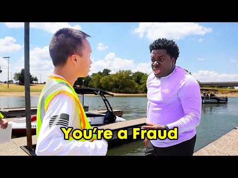 Angry Fisherman Calls the Cops!