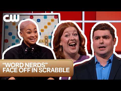 Nanny vs. Wrestling Journalist Word Battle | Full Game | Scrabble | The CW