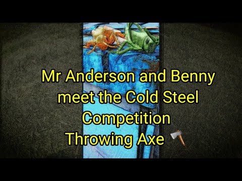 (1448) Mr Anderson 🦗& Benny 🐝  Meet the Cold Steel Competition Throwing Axe