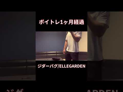 【脱音痴】ジダーバグ歌ってみた　ELLEGARDEN カラオケ#shorts #歌ってみた #cover