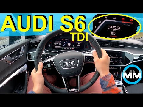 2024 Audi S6 TDI Avant 253 kW | POV Test Drive + Acceleration 0-250 km/h