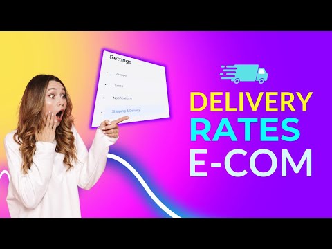 How to Configure Shipping & Delivery Rates In E-commerce Store #shopifyalternative #dropshipping