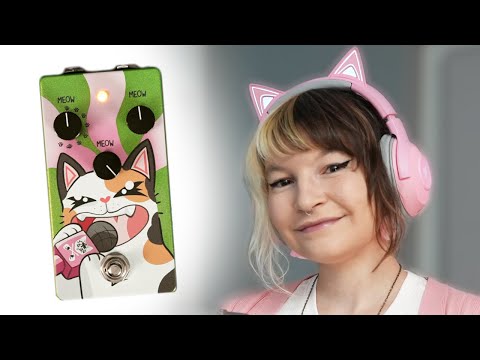 Cat guitar pedal that meows - Meowdulator