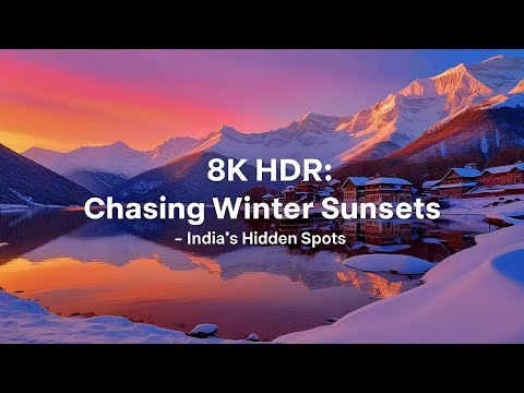 8K HDR: Chasing Winter Sunsets – India’s Hidden Spots | #8KHDR #SunsetLovers #WinterSunsets