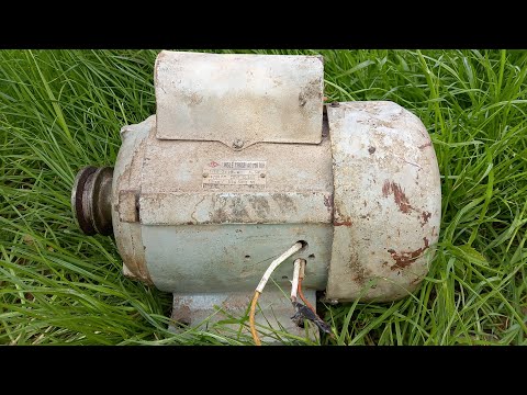 Restoring an Old Electric Motor | From Rusty to Like-New