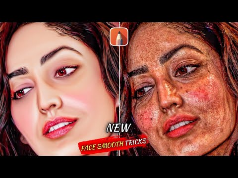 FACE KO GORA⚪ AND SMOOTH KAISE KARE IN SKETCHBOOK ME || TOP FACE SMOOTH HD || NEW TRICK 2024