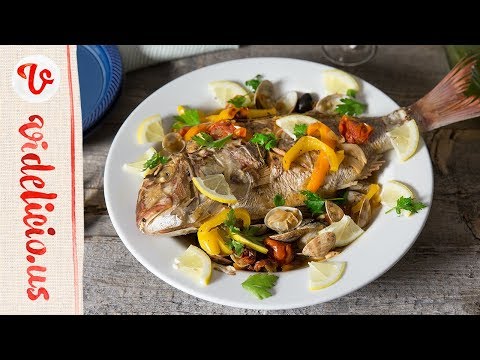 魚介の旨味がたっぷり♡真鯛のアクアパッツァ｜How to make Acqua pazza