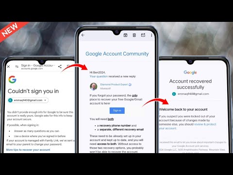 New! How to Recover Gmail Account WITHOUT Phone Number Recovery Email and Password 2024