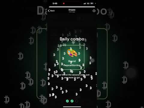 Dropee daily combo today | dropee daily combo 30 December | Daily Combo Dropee | Dropee 30 December