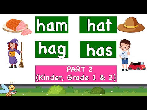 CVC WORDS || Letter Aa (Kinder & Grade 1)-PART 2