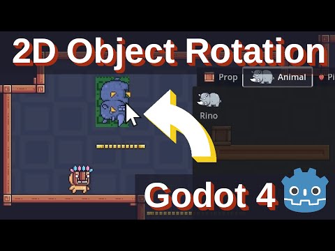 How to Rotate 2D Objects by Player Input ~ Godot 4 Tutorial