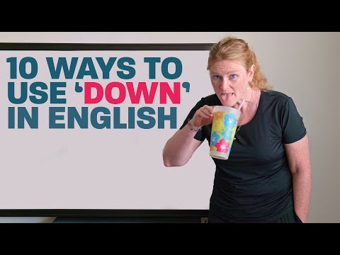 Learn 10 ways to use “DOWN” in English: I’m down, get down, down for life...