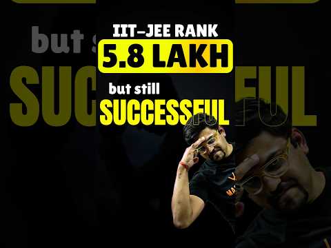 Successful UPSC AIR 1 had 5.8 Lakh JEE Rank😱😱#jee #jee2025 #iitmotivation #upsc #iitjee #motivation