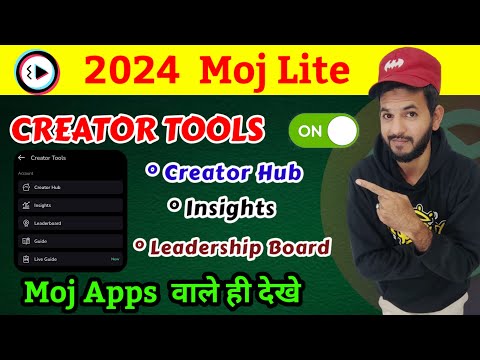 Moj lite creator tools | Moj lite moj for creators| Moj apps insights| Moj apps leadership board |