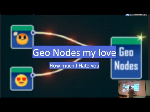 Blender Meetup: Geometry-Nodes my love - How much I hate you