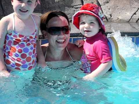 In the hot tub