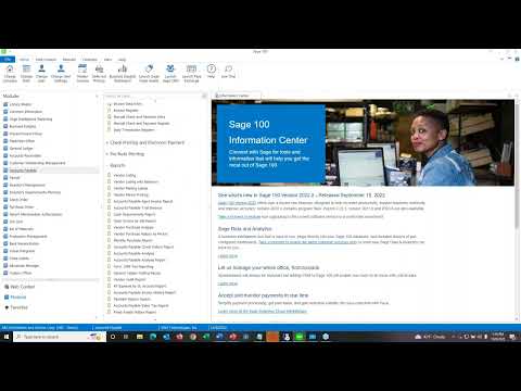 Payroll Year End and 1099 Processing Procedures in Sage 100 Workshop - 2022