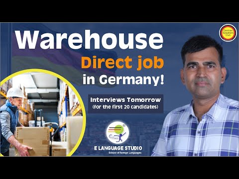 Warehouse direct job in Germany! Interviews tomorrow (for the first 20 candidates)