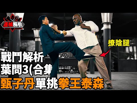 葉問3（合集）：甄子丹膀肘劈裂泰森食指？ 宗師鬥拳王，同門自相殘！ 逐幀解析西洋拳擊VS中國真功夫｜搏Bo搏