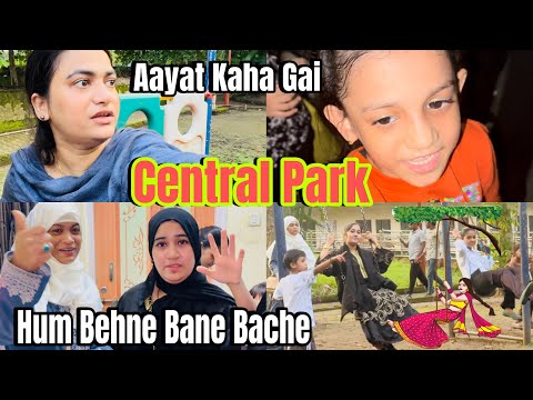 Central Park Main Hum Behne Bani Bache | Jhula Dekh Kar Hum khel Padhe |Aayat Huwi Gayab😳