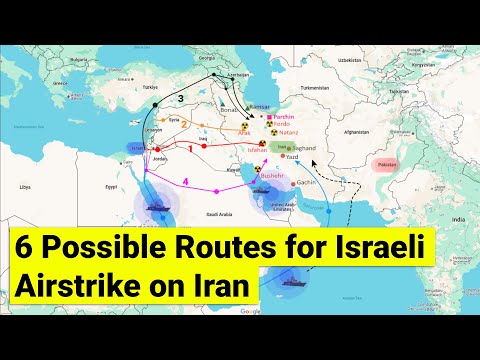 6 routes for Israel to launch airstrike inside Iran | Israel Iran War News | Geopolitics Explained