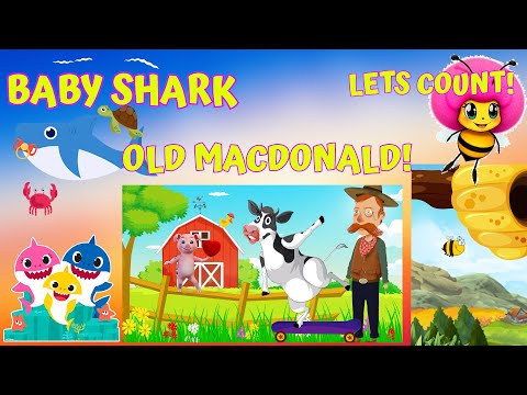 Baby Shark | Old MacDonald Had A Farm | The Counting Song | Nursery Rhymes for Children